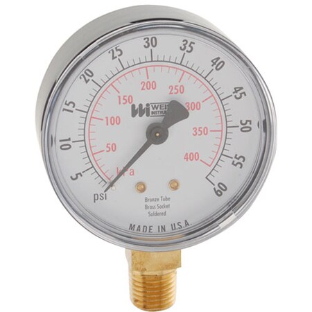 Hobart Gauge, Water Pressure , 0-60 Psi 918460